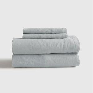 Linen Sheets | Quince in Mist Queen Size