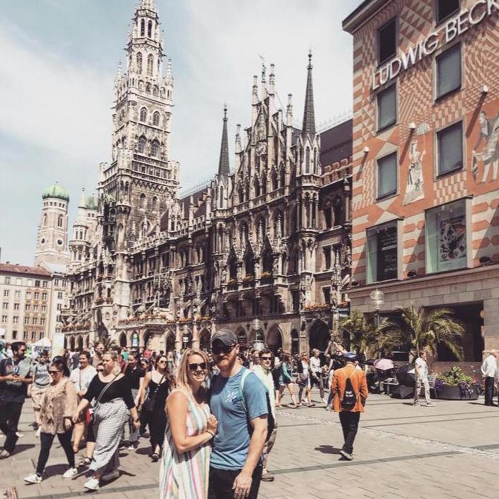 Love in the streets of Munich, Germany.