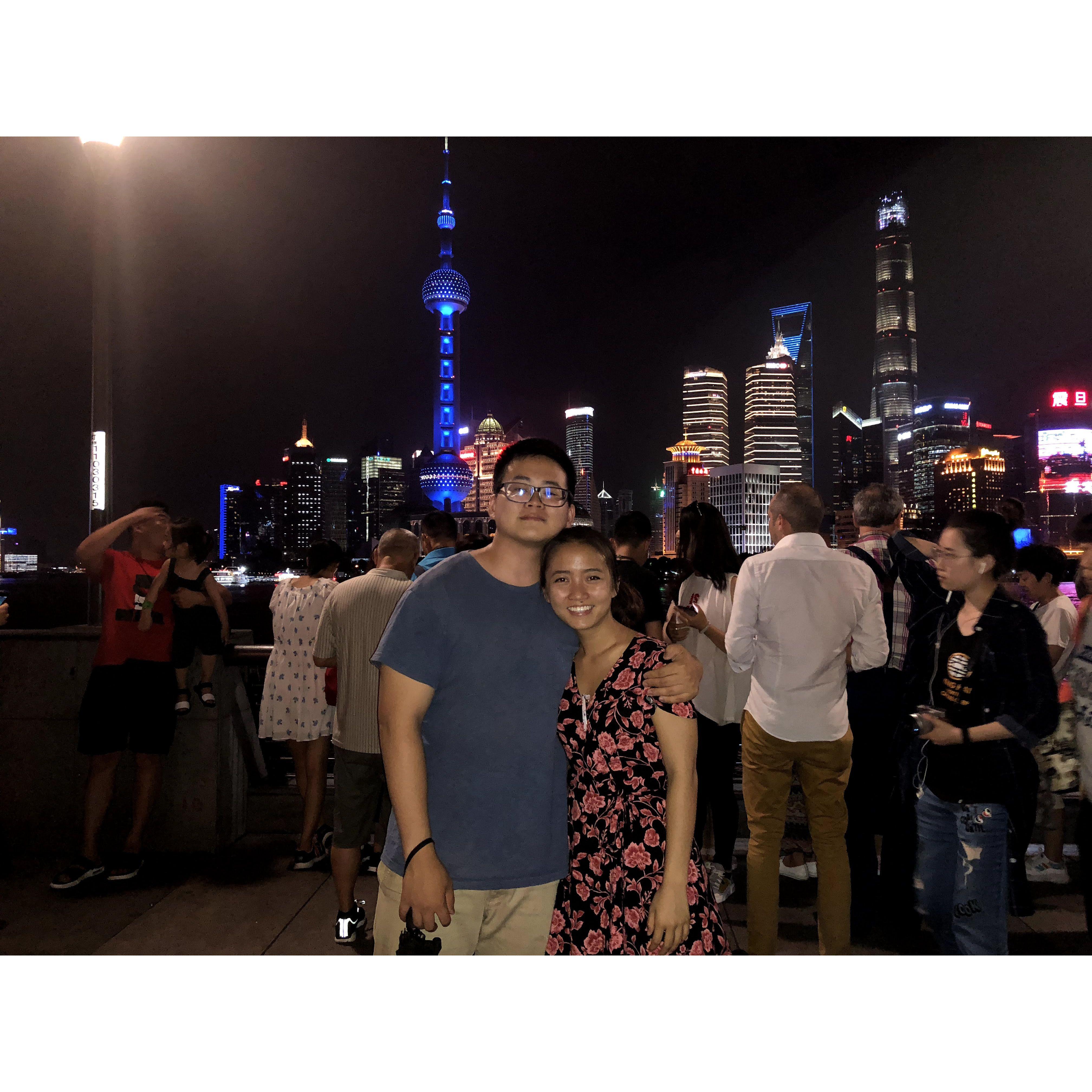 A stop in Shanghai during the summer after college graduation