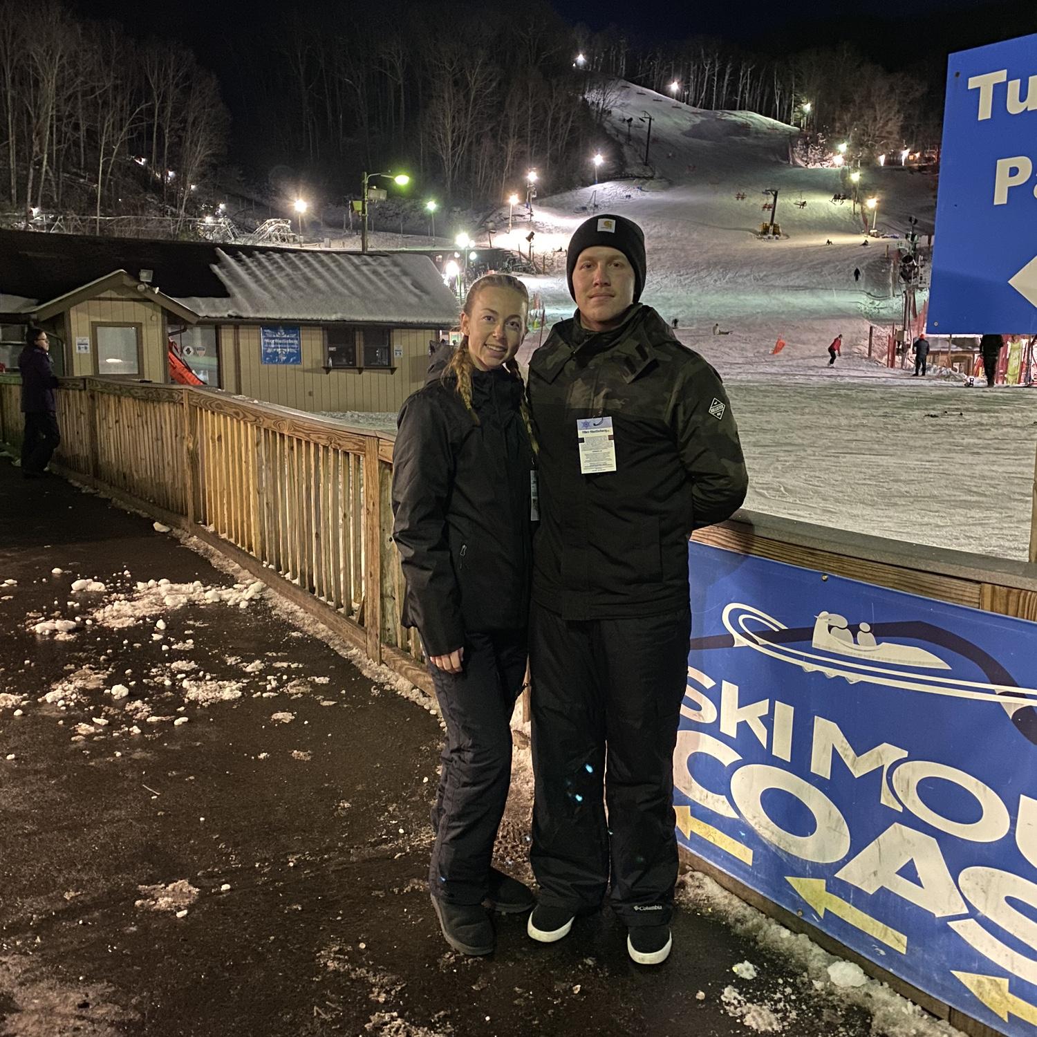 Where Max taught Madison to ski