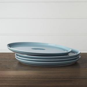 Set of 4 Hue Blue Dinner Plates