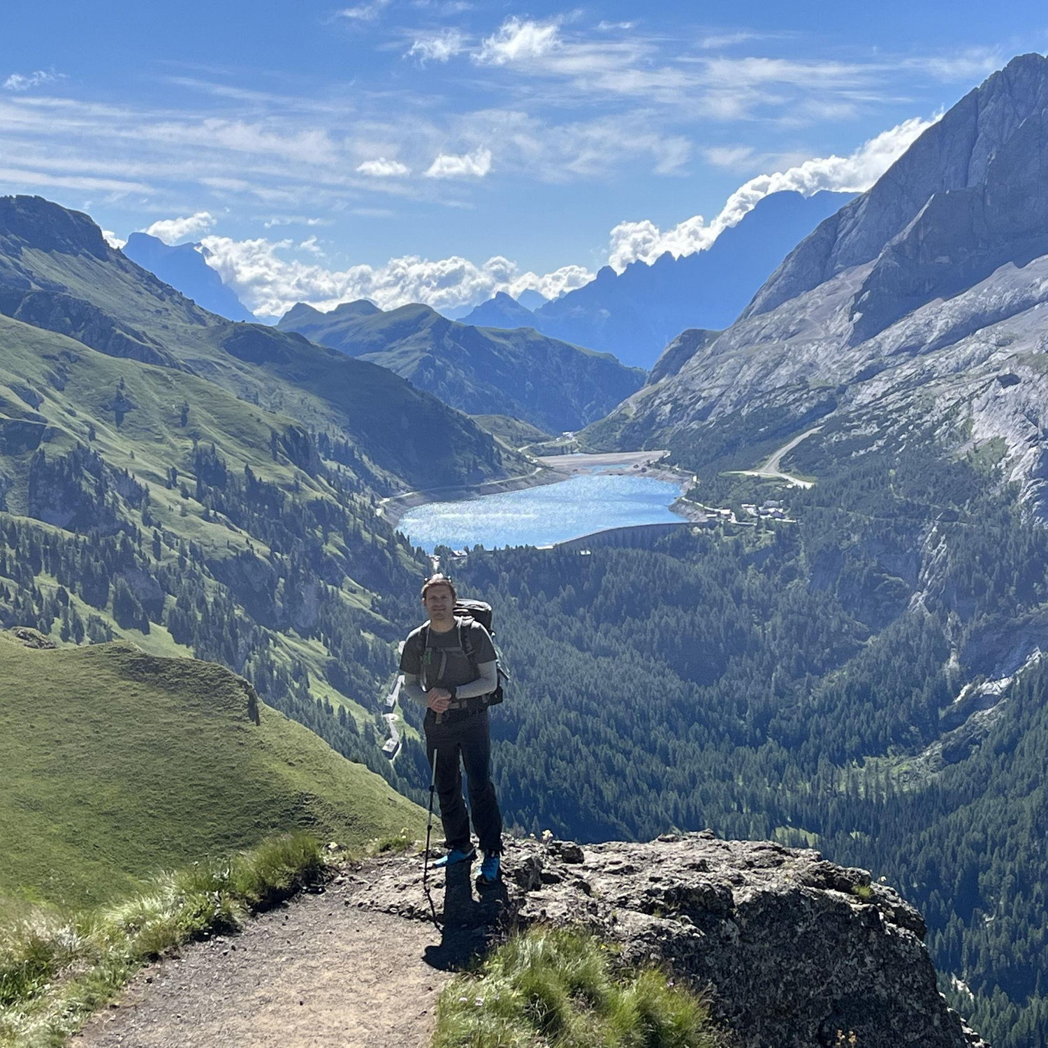 Day 2 on the trail in the Dolomites - July 2022