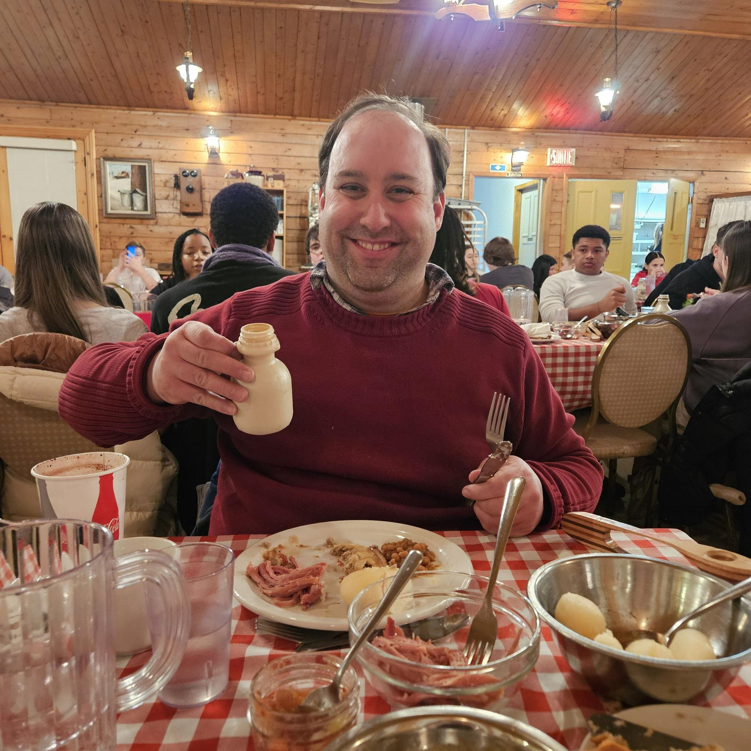 To know Mike is to know his love for maple.  It brought us to the Great White North for a delicious dinner in a traditional Quebecois 'sucrerie.'