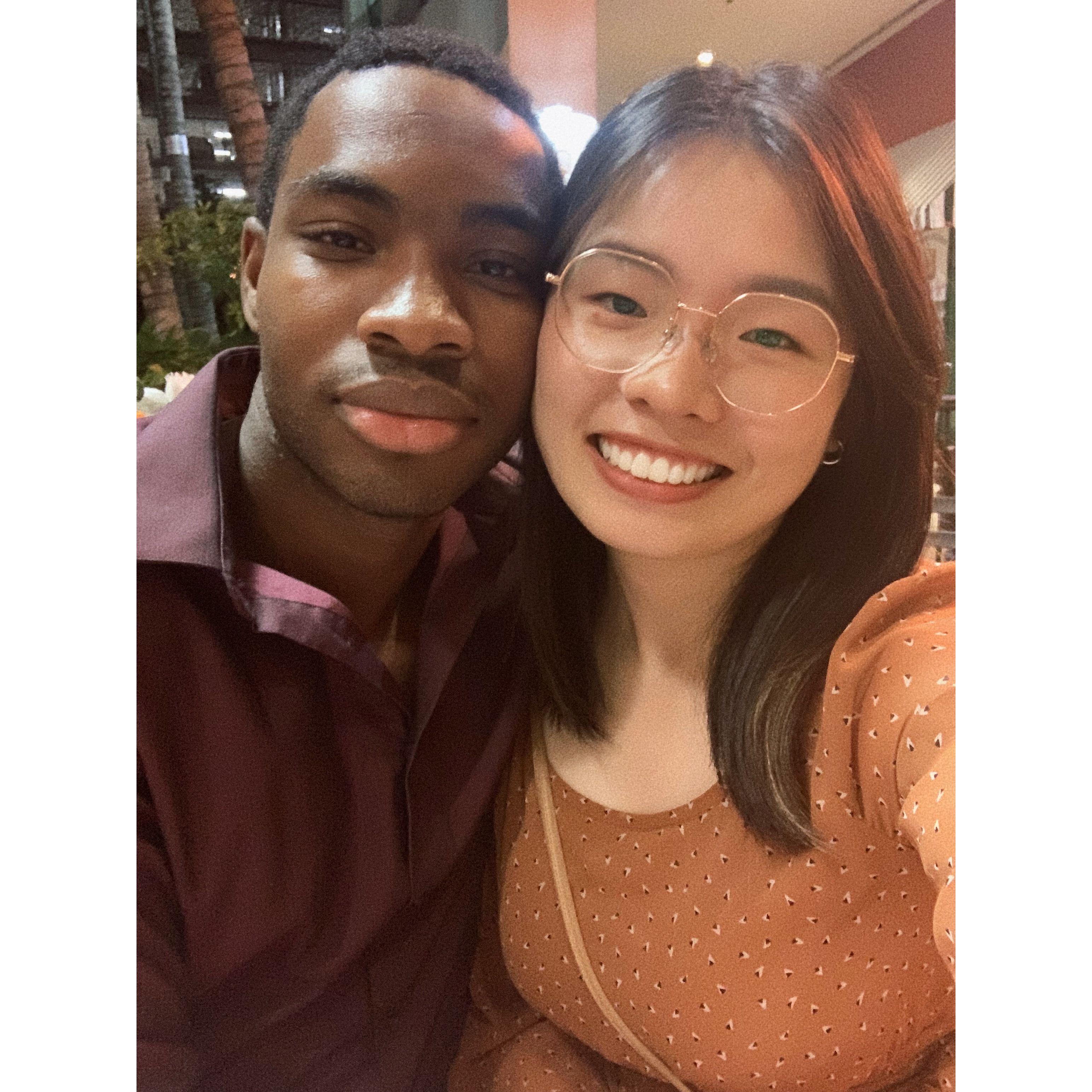 Jordan celebrated Ya Yun's birthday for the first time. (2022)