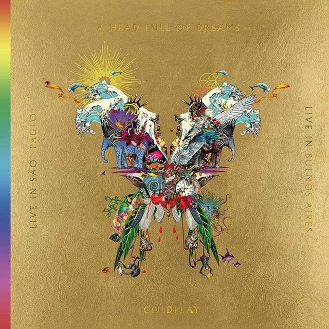 The Butterfly Package [Live In Buenos Aires/Live In São Paulo/A Head Full Of Dreams (Film)] (3LP 180-Gram Gold Vinyl + 2DVD)