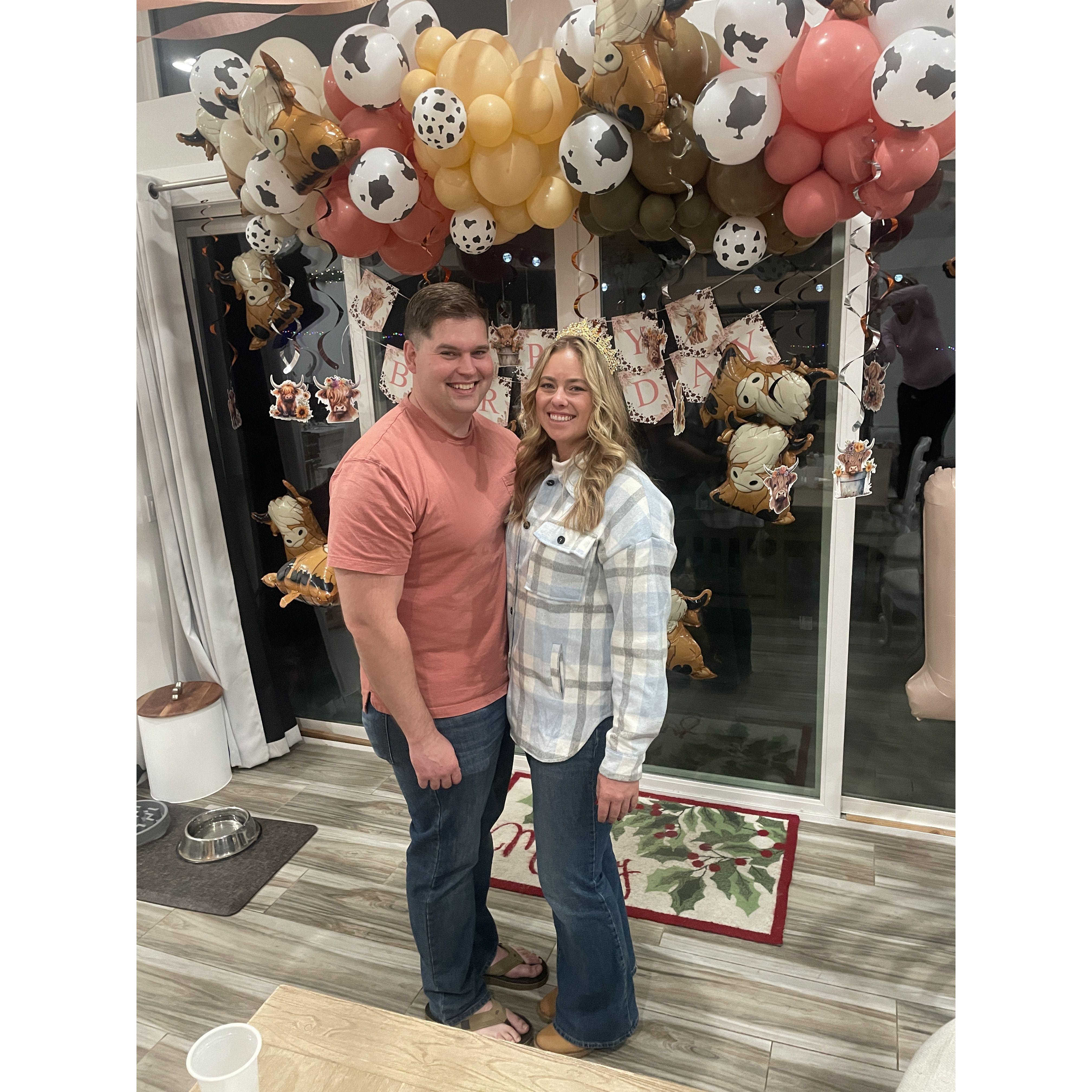 My highland cow themed 31st birthday party