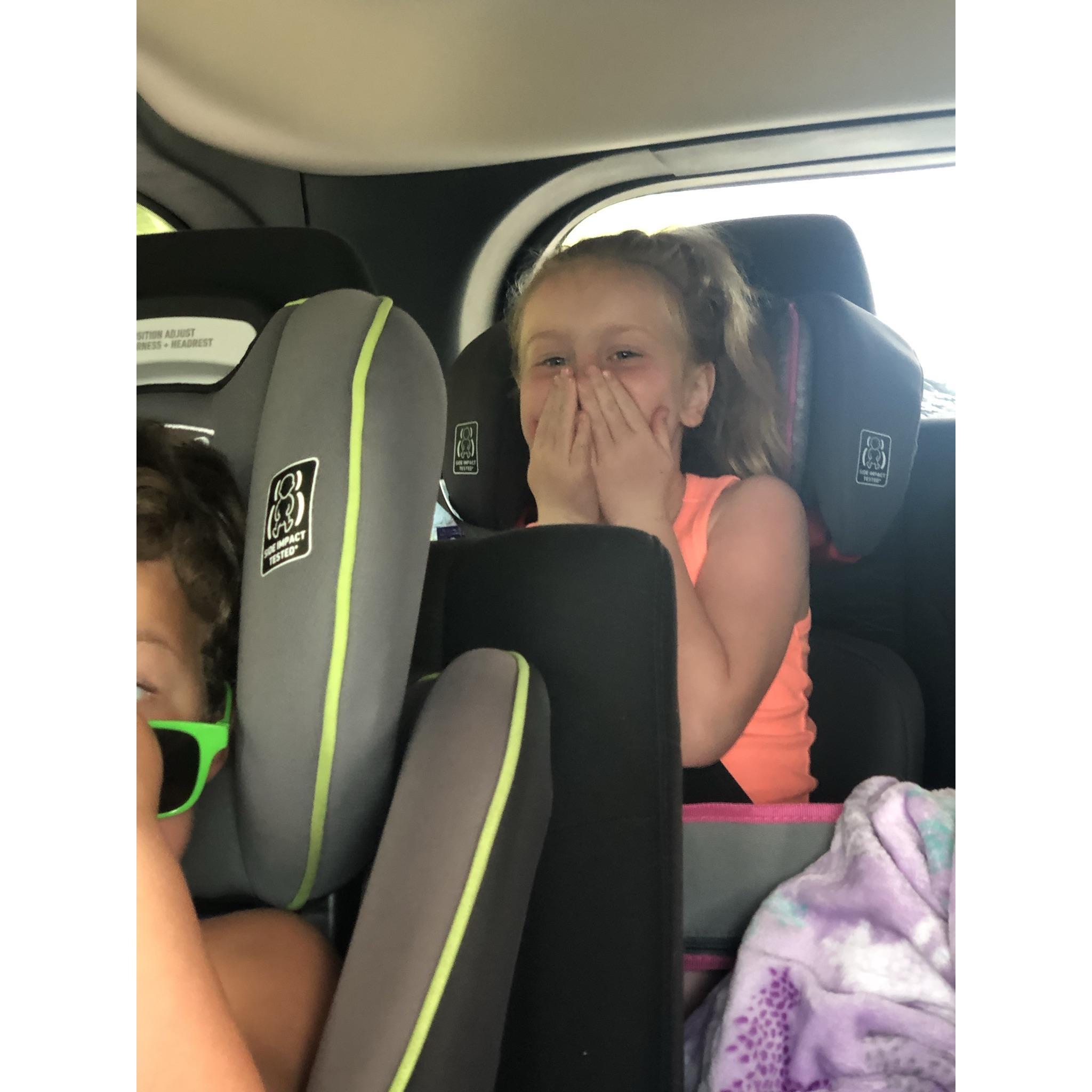 "OMG! A road trip?!"