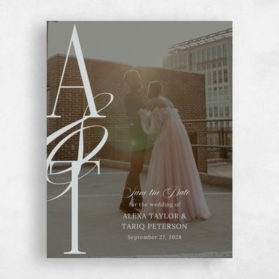 Grey Wedding Save the Date - Kellan Photo