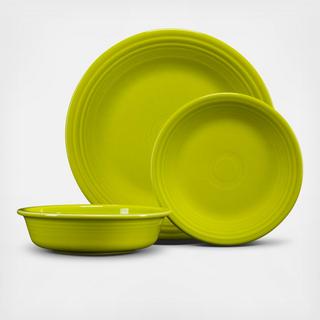 Classic Rim 3-Piece Place Setting, Service for 1