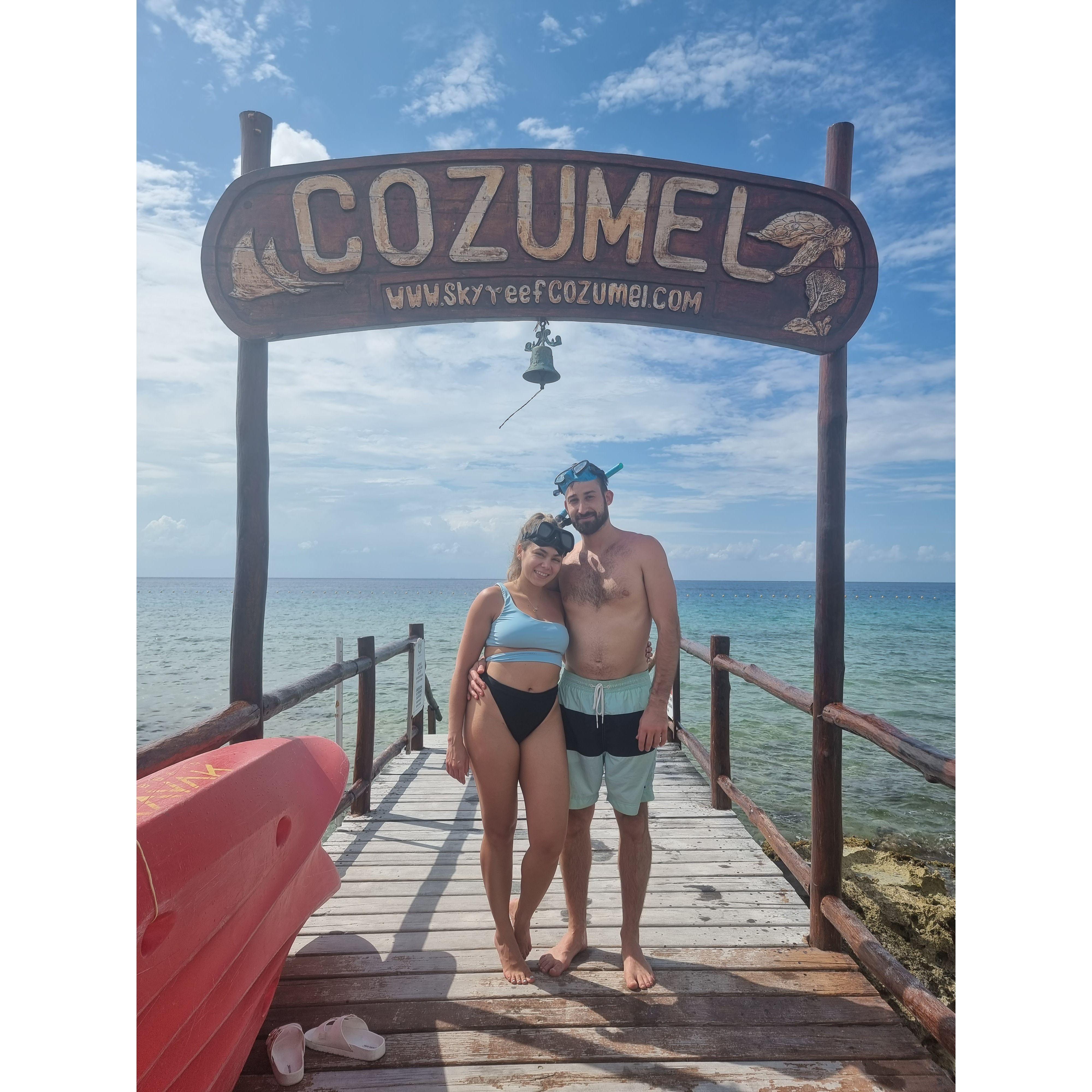 Hanging around in Cozumel, Mexico
