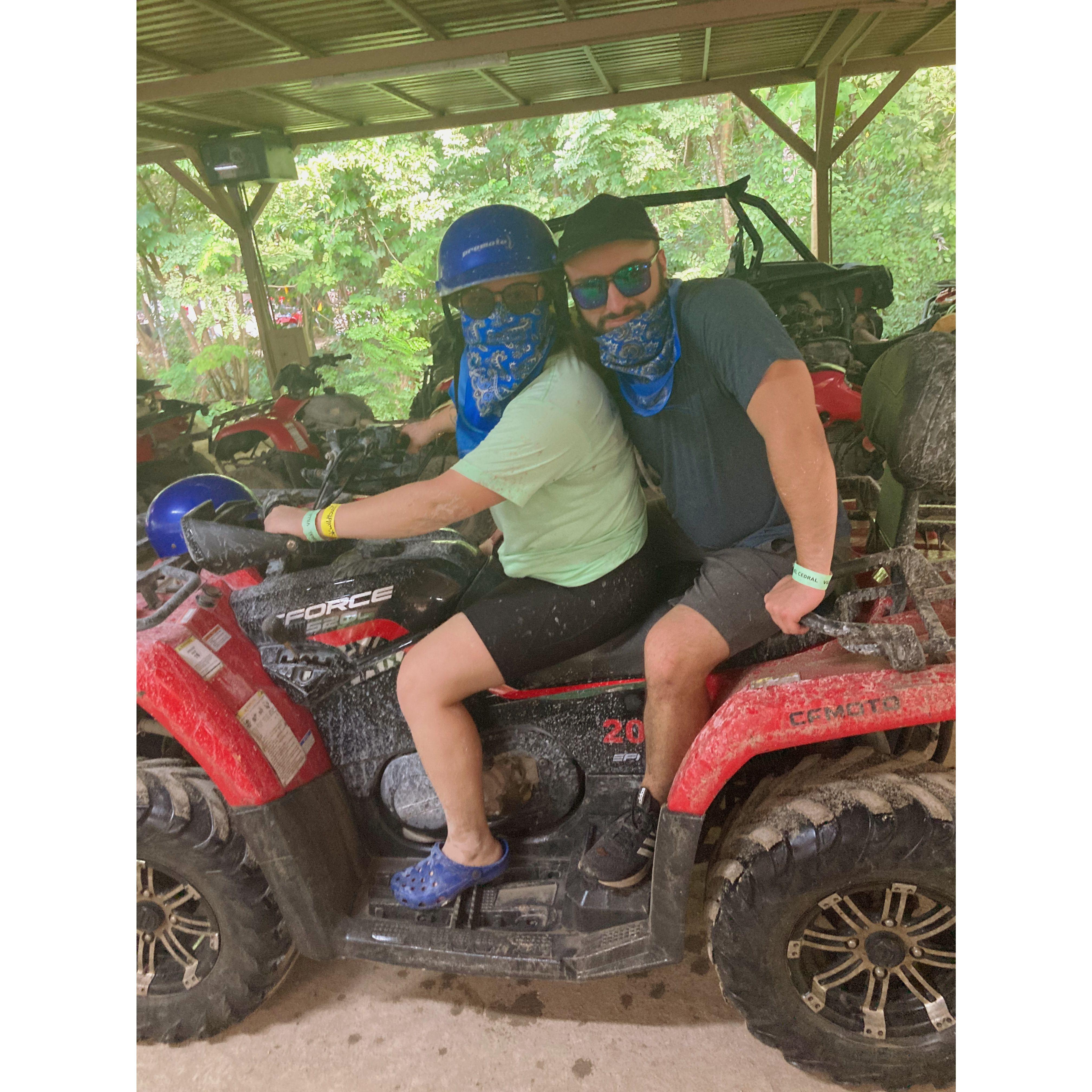 Here's to being adventurous together! (Cozumel, Mexico)