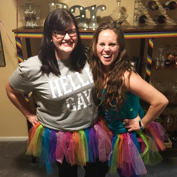 Soon after starting to date, Chelsea celebrated her "lesbi-anniversary" to commemorate the year-marker of coming out. We had fun. And, there was a lot of glitter.