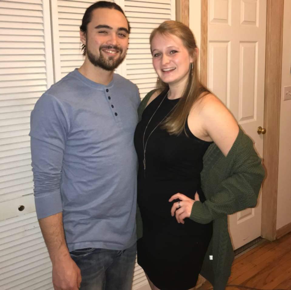 New Year 2018 at our first apartment we shared with each other and some friends.