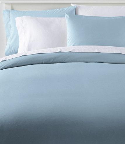 King-Size 280-Thread-Count Pima Cotton Percale Comforter Cover (Lake)