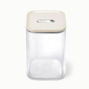 Caraway Large Glass Airtight Container 4 qt Capacity for Bulk Pantry Essentials Color Navy