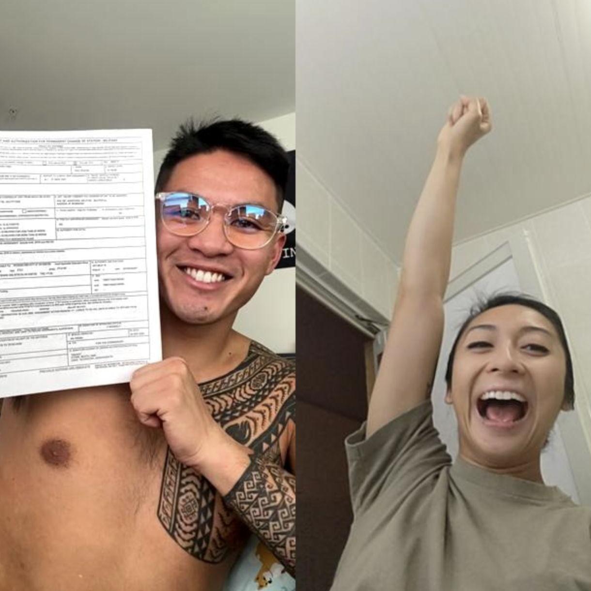 Ronelle went on a limb and asked his Commander if he could PCS to Japan. His request was granted!