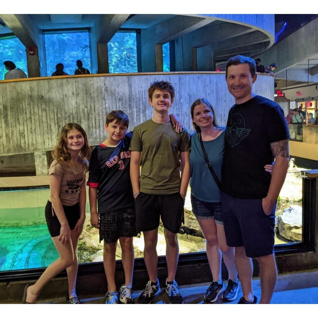 Our first family trip to Boston - visiting the New England Aquarium