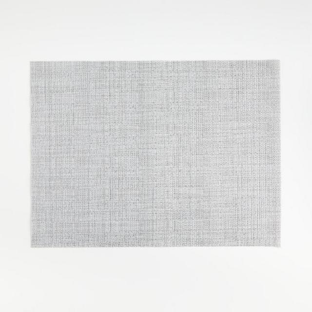 Chilewich ® Crepe Grey Vinyl Easy Clean Placemat