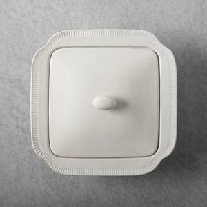 Stoneware Square Casserole Dish Cream - Hearth & Hand™ with Magnolia