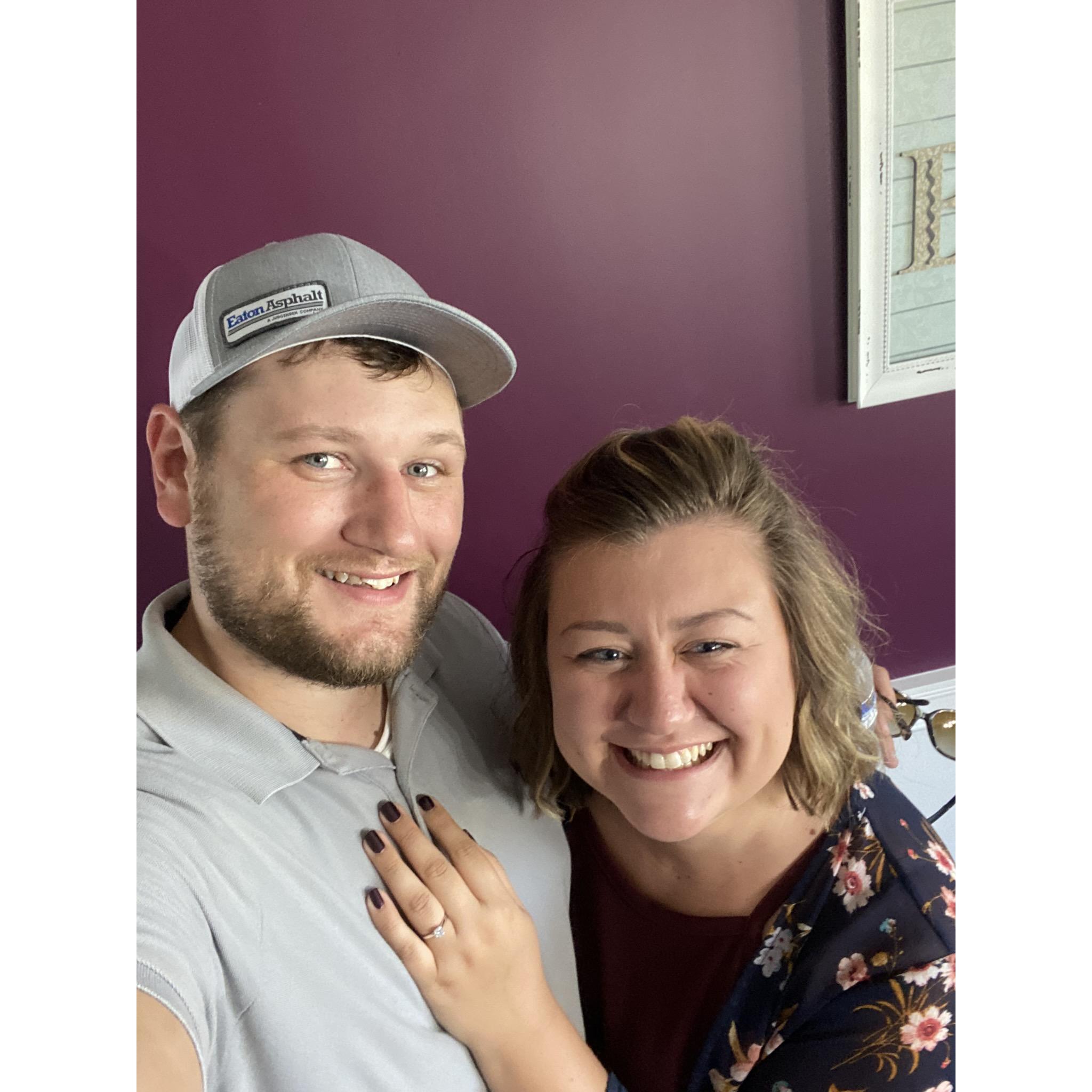 The day we got engaged! 07.18.20