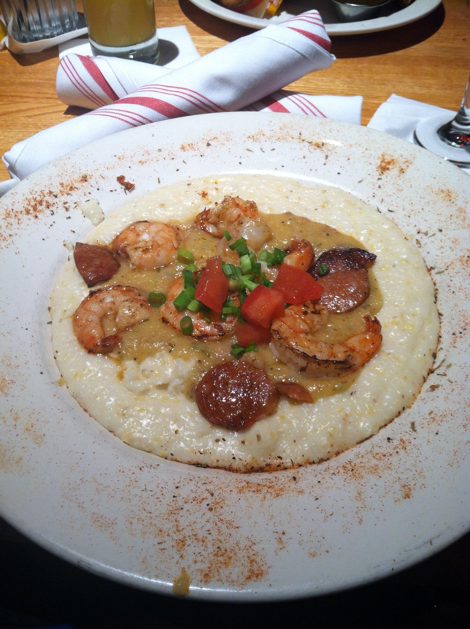 Shrimp and Grits in Charlotte, North Carolina at Harper's.