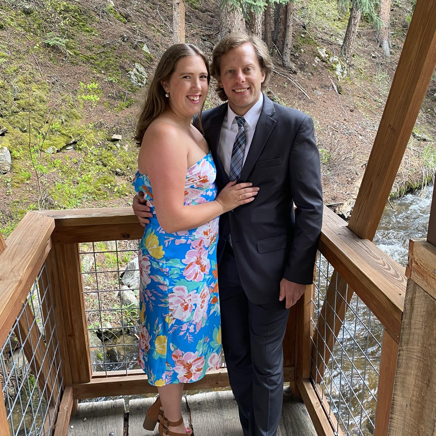 Celebrating the nuptials of our friends London and Brie.