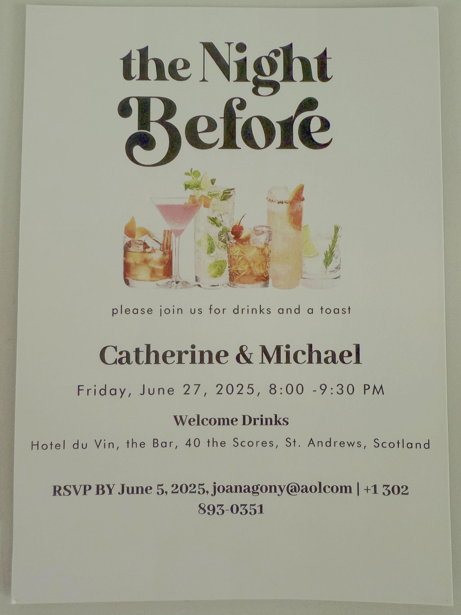 The Wedding Website of Catherine Forsyth and Michael Cyhan