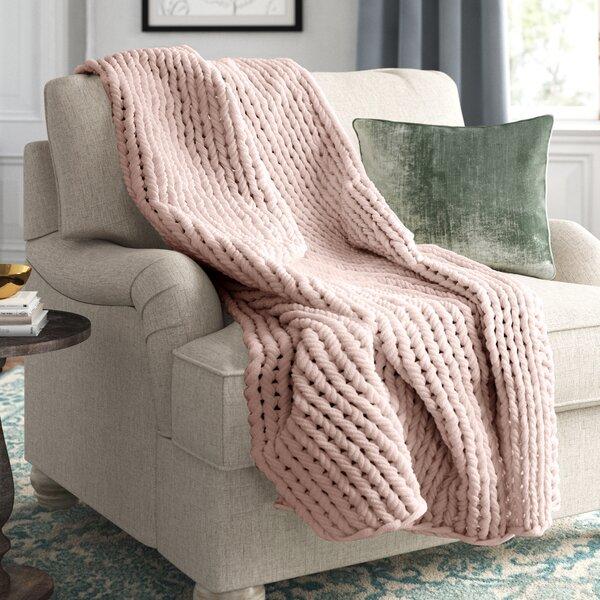 Ivory Marvelyn Double Knit Throw