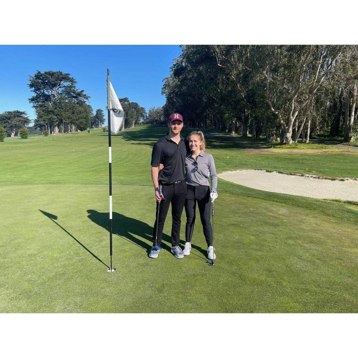 The Presidio in SF is one of our favorite courses to play together!