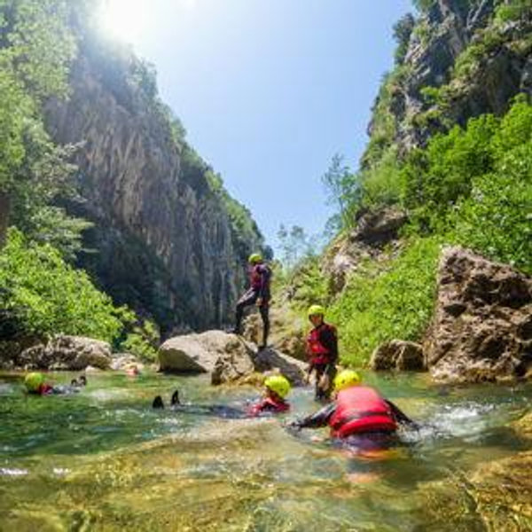 Canyoning on the Cetina River, Croatia