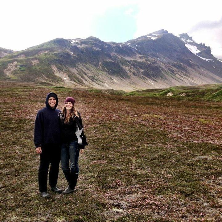first summer working in Alaska together on a glacier! 2013