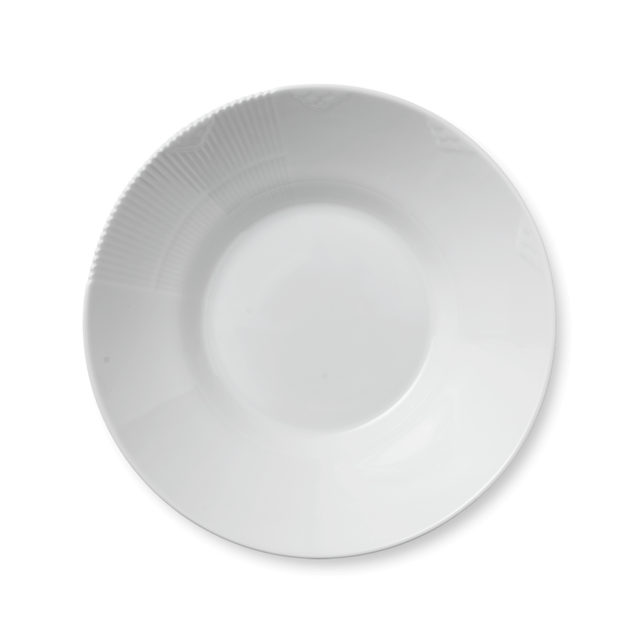 Royal Copenhagen White Elements Deep Plate