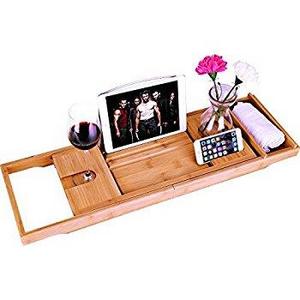 Luxury Wood Bamboo Bathtub Bath Tub Caddy