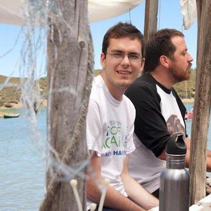 On the open seas of Lake Ladoga at Camp Tipsy