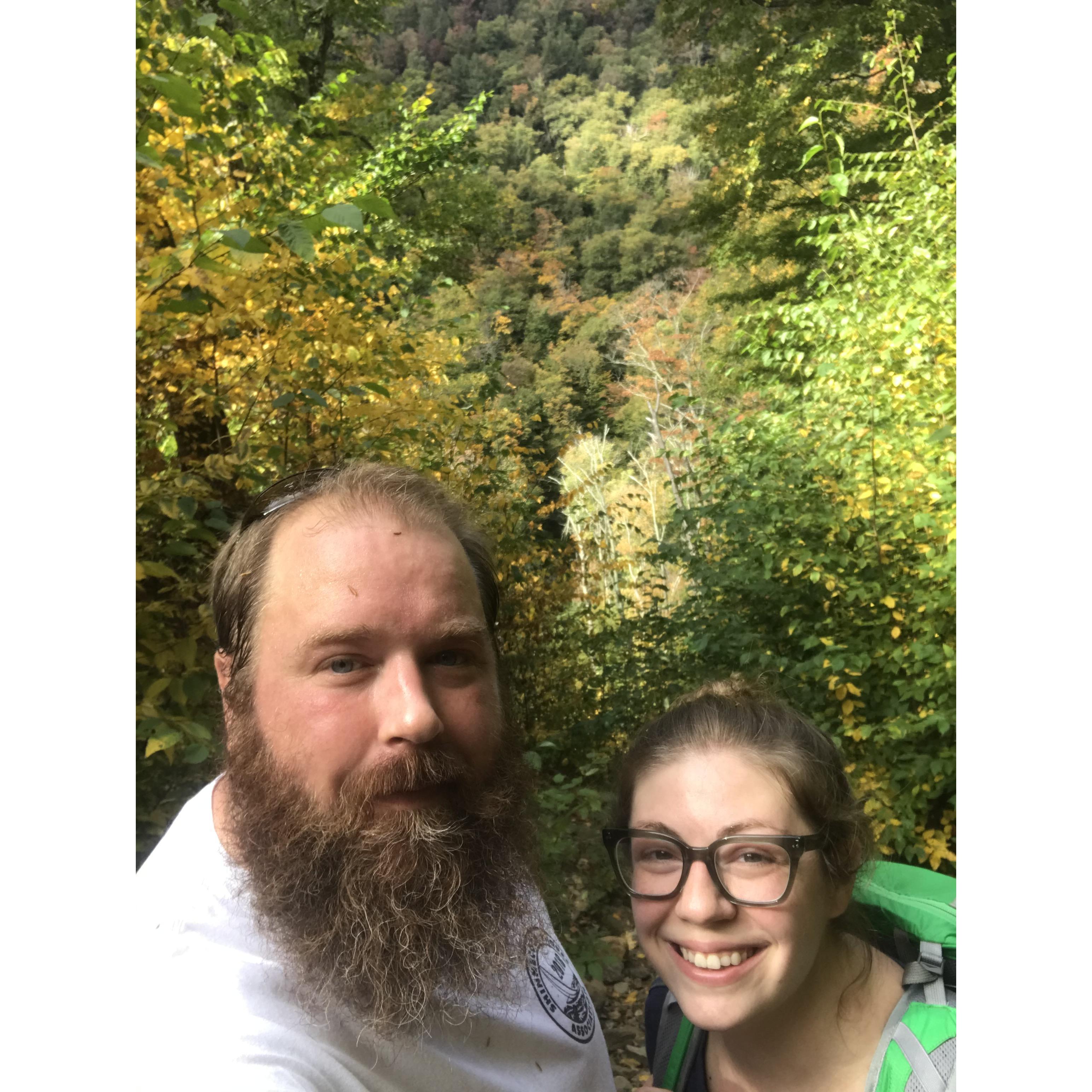 Hike to Lye Brook Falls, Manchester VT.