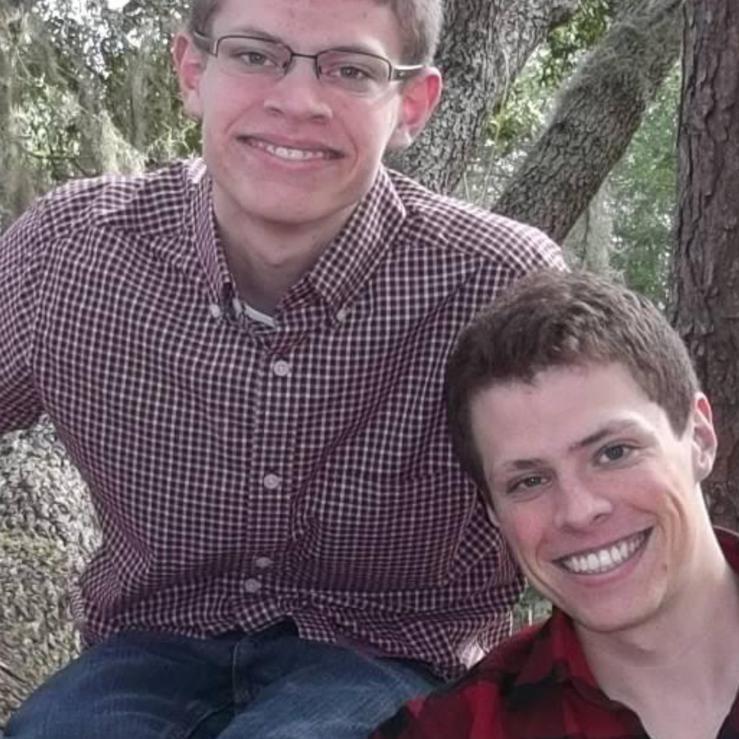 Climbing trees. (Matt & Step)