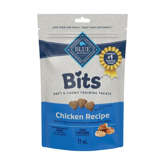 Blue Buffalo Blue Bits Natural Soft-Moist Training Dog Treats with Chicken Recipe - 11oz