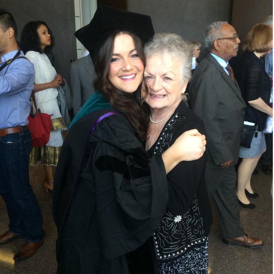 PT School graduation with my Nana