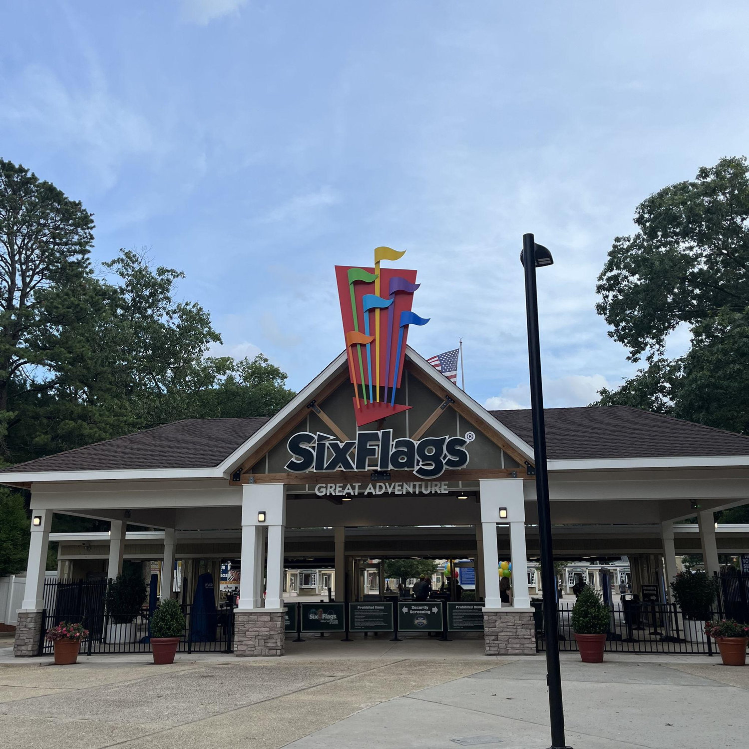 Traveled to Six Slags Great Adventure in New Jersey on July 18, 2022.