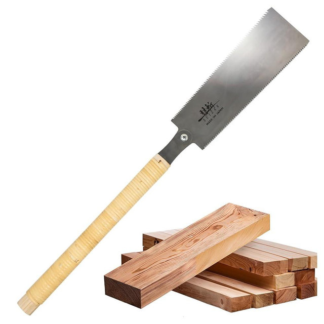 SUIZAN Ryoba Double Edge Saw 9.5" Assembly ver - Professional Japanese Pullsaw Handsaw Woodworking Tools