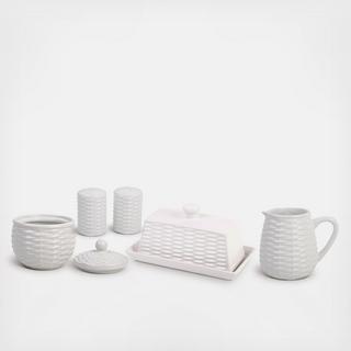 Embossed Table 5-Piece Table Accessories Set