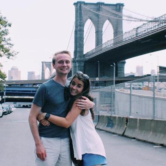 The first trip we went on that required us to get on a plane (NYC). :)