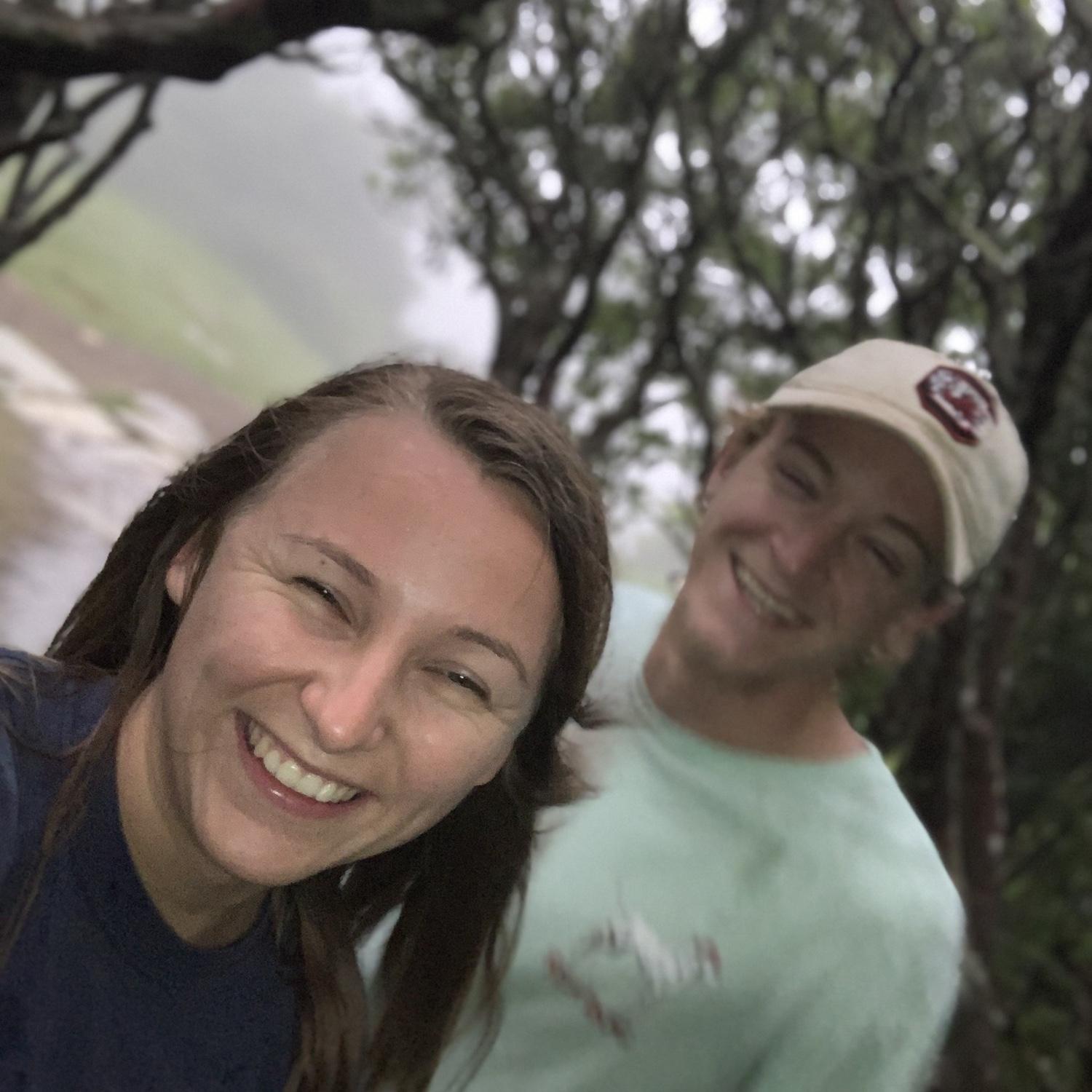 Our first camping trip, freezing and rainy!