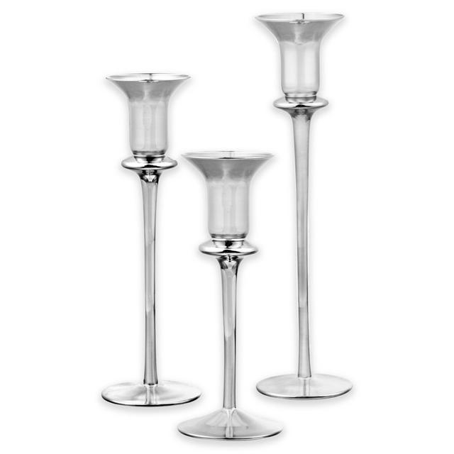 Qualia Argent Candlesticks (Set of 3)