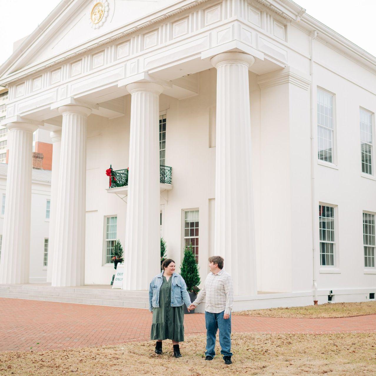 This is where Cory and Sarah had their first date. The Old State House Museum