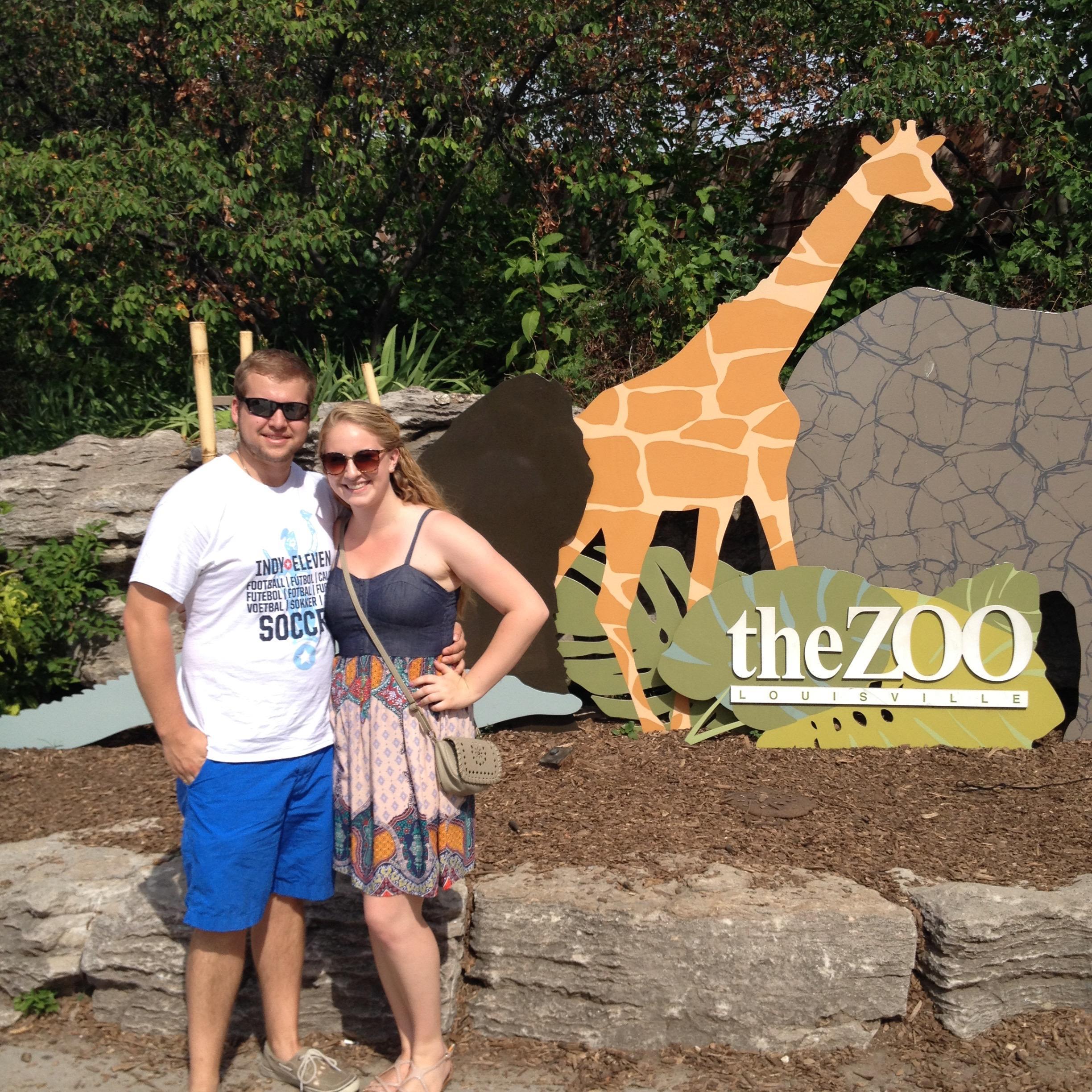June 2014 - 2nd dating anniversary at the Louisville Zoo