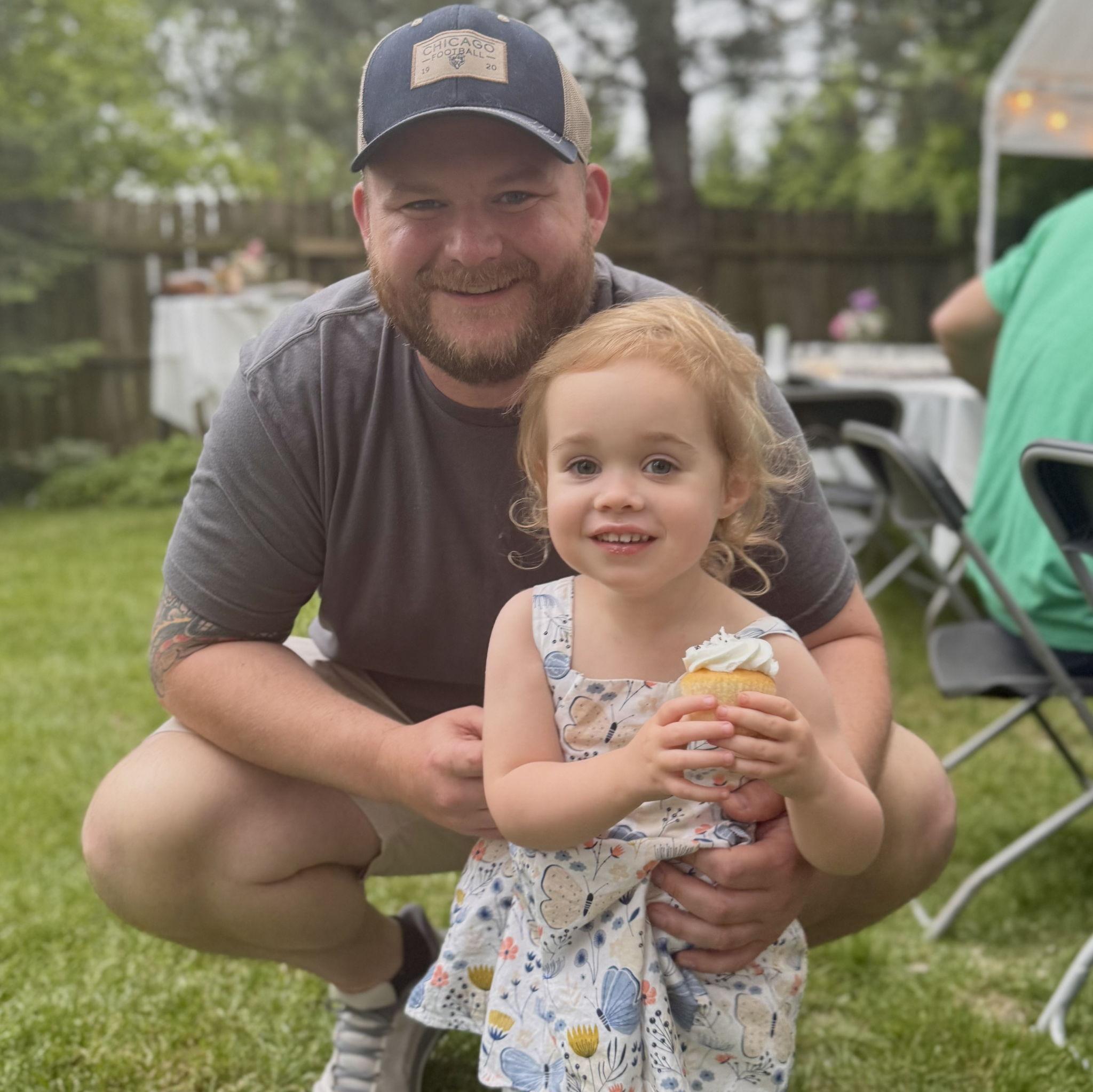 "Joe-Joe's" & Ava June at a family graduation party