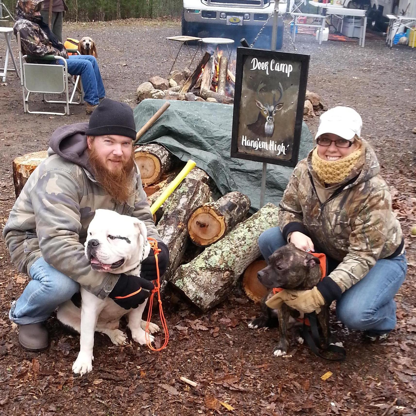 We initially bonded over dogs, motorcycles, yoga, and Buddhism, but we came to find that we had even more in common. We both love the outdoors and camping.
