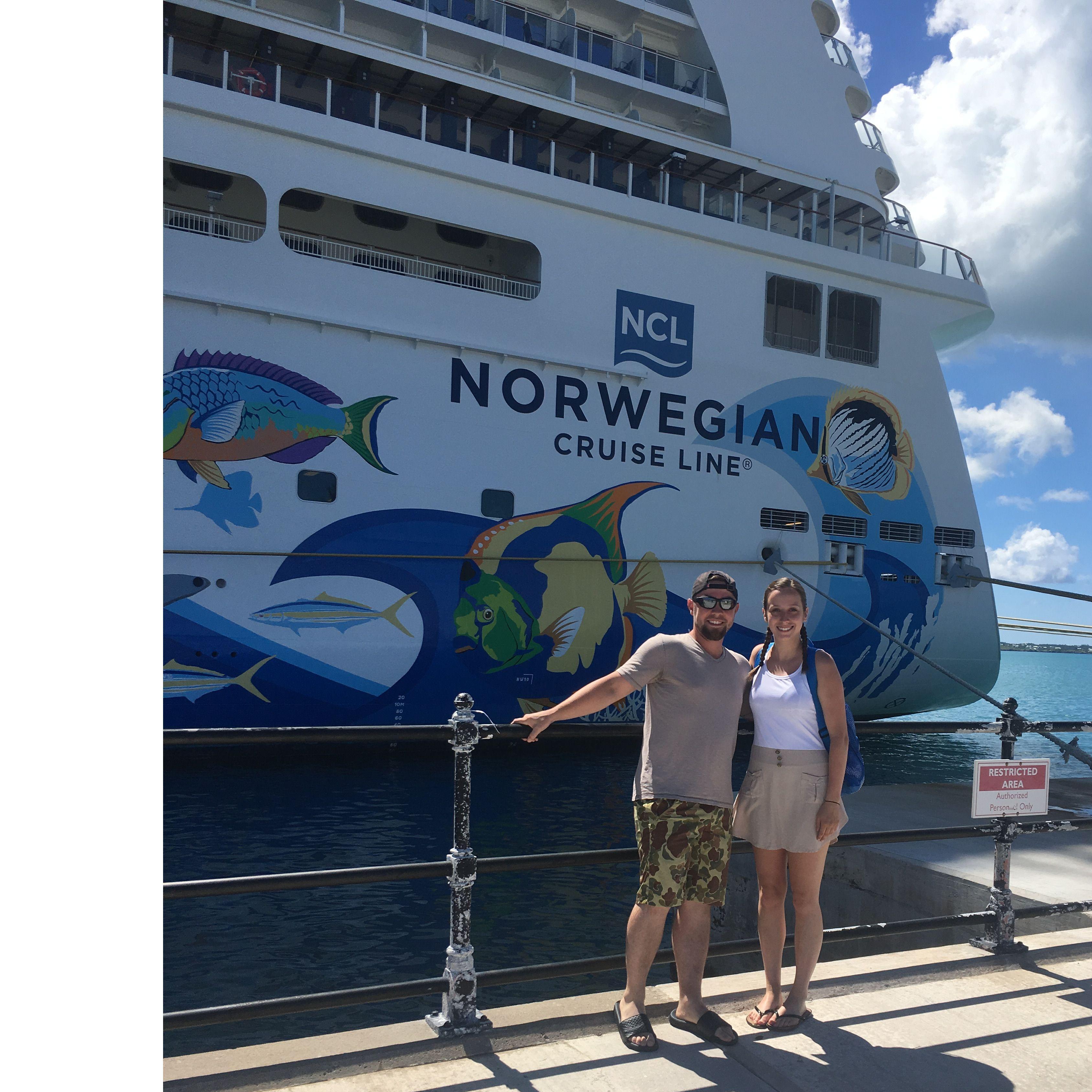 Dave learning to love cruises as much as Brooke!