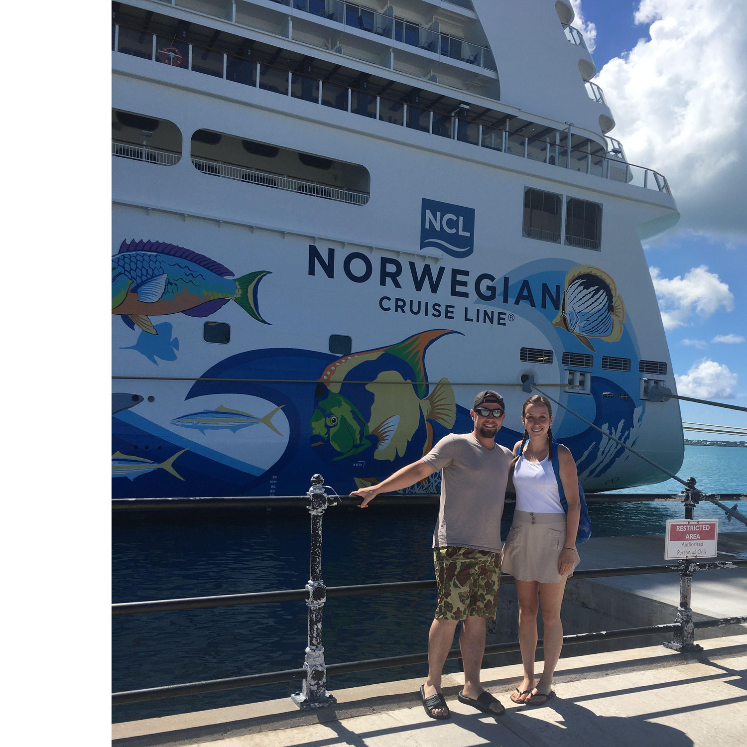Dave learning to love cruises as much as Brooke!